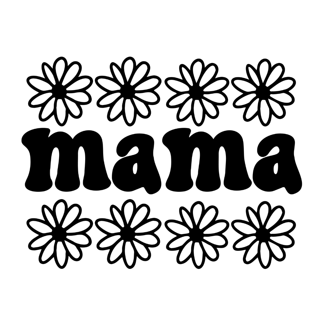 Mama with flower